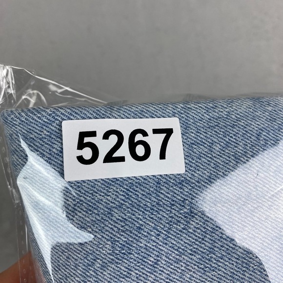 Agolde Womens Jeans Size 24 Ren High Rise Wide Leg Cropped light wash raw - Picture 15 of 15